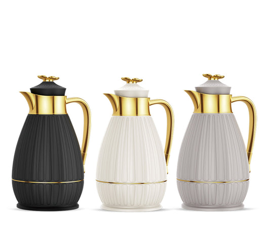 Feenik Plastic Vacuum Flask DU100 1L Assorted Colors