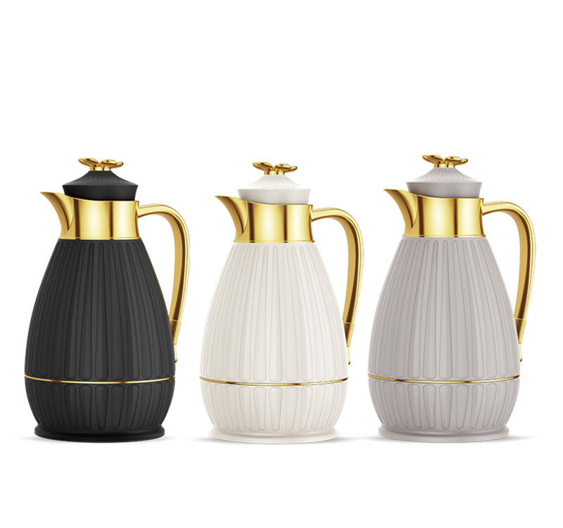 Feenik Plastic Vacuum Flask DU100 1L Assorted Colors