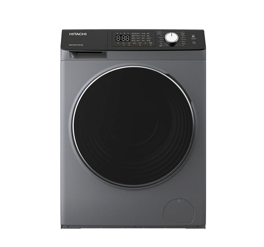 Hitachi Front Load Washer & Dryer, 10.5/7 kg, Dark Gray, BD-D1054HVOS