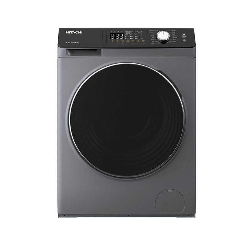 Hitachi Front Load Washer & Dryer, 10.5/7 kg, Dark Gray, BD-D1054HVOS