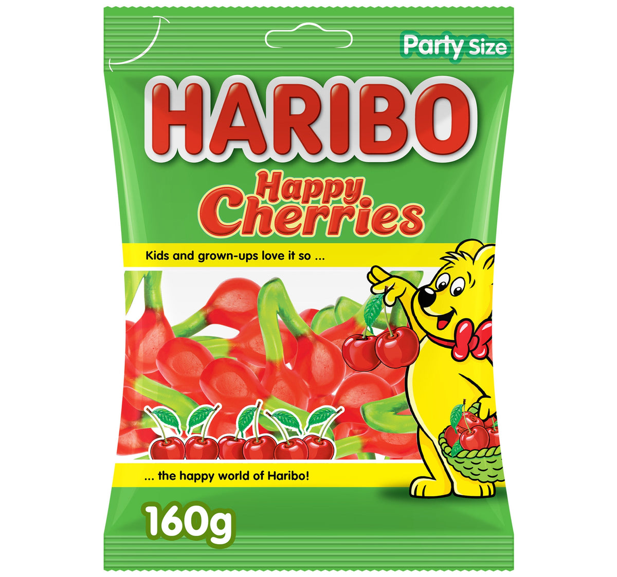 Haribo Happy Cherries Gummy Candy 160 g Lulu Hypermarket