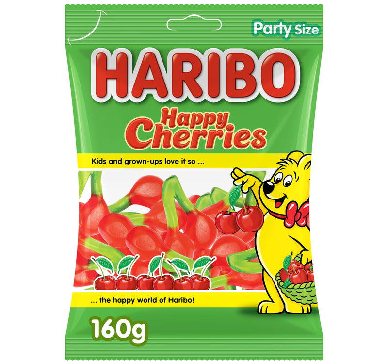 Haribo Happy Cherries Gummy Candy 160 g Lulu Hypermarket