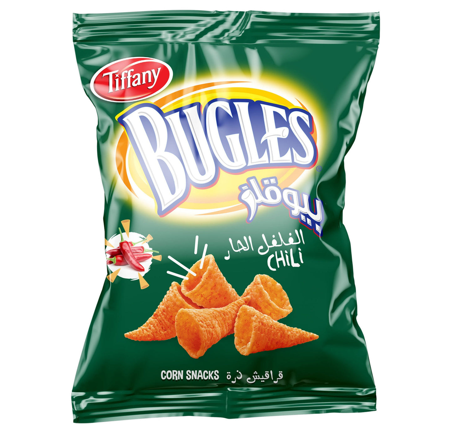 Tiffany Bugles Chili Corn Snacks 75 g Lulu Hypermarket
