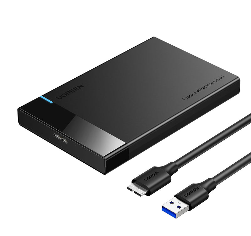 Ugreen Hard Drive Box, 2.5 inch, Black, 30848