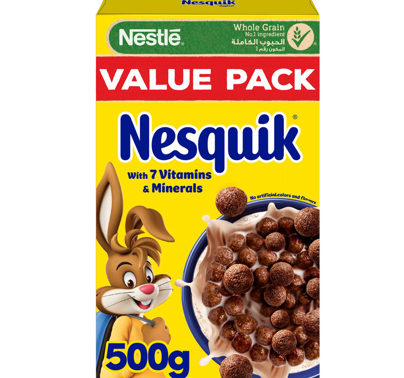 Nestle Nesquik Chocolate Breakfast Cereal Pack 500 g