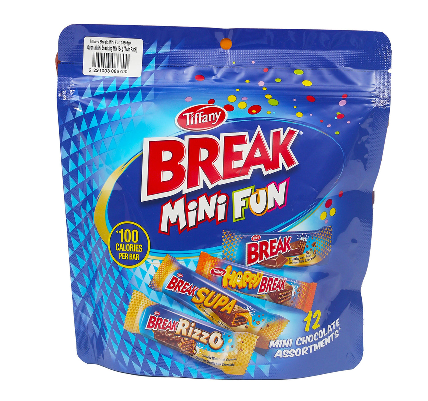 Tiffany Break Mini Fun 169.5 g + Quanta Chocolate Value Pack 164 g