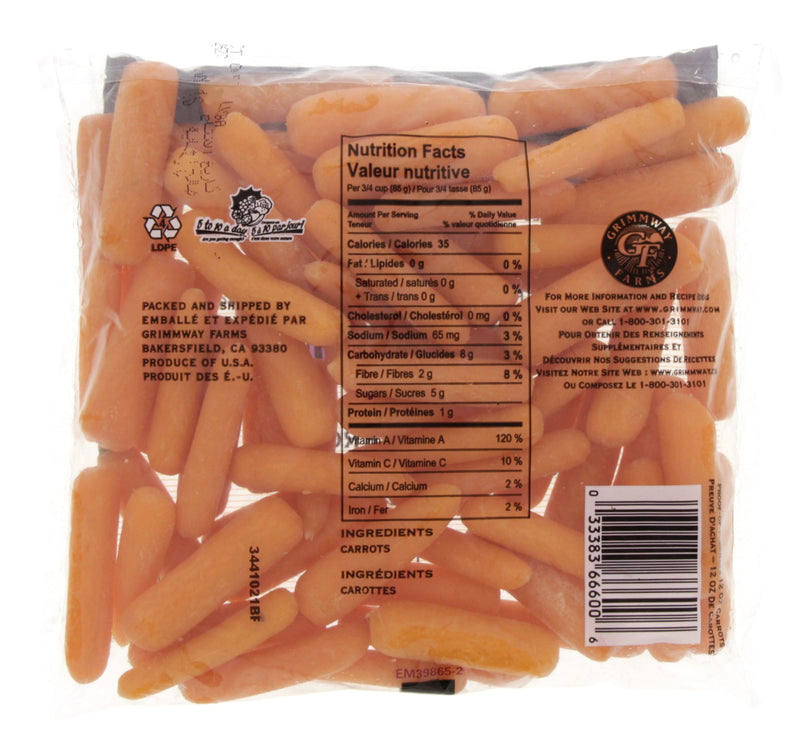 Baby Carrots Peeled USA 340 g