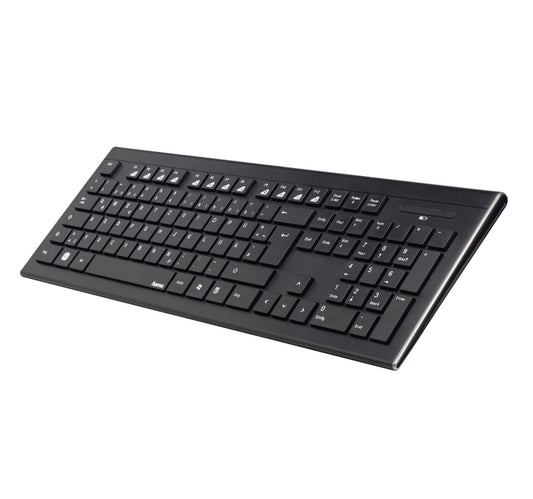 Hama Cortino Wireless QWERTY Keyboard/Mouse Set, D3182664