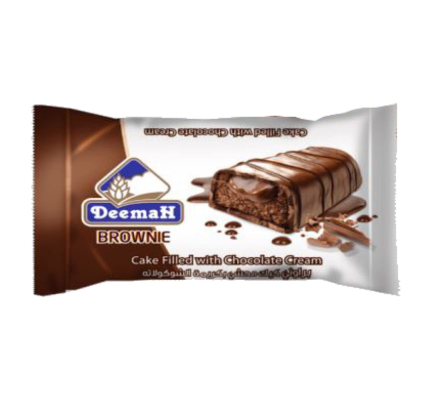 Deemah Brownie Cake With Chocolate Cream 12 x 37g