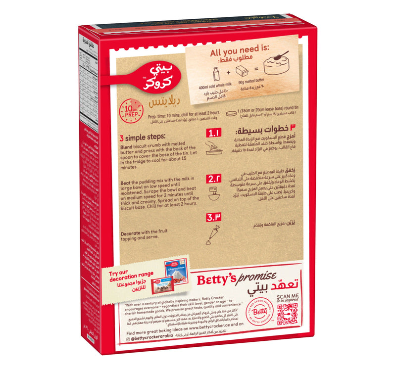 Betty Crocker No Bake Cheesecake Mix Strawberry 360 g Lulu Hypermarket