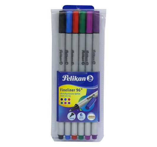 Pelikan 0.4mm Ballpoint Pen Fineliner 96 6pcs