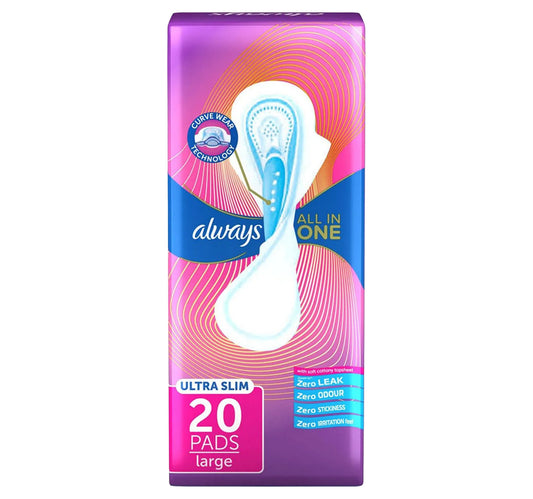Always All In One Ultra Slim Large Pads 20 pcs