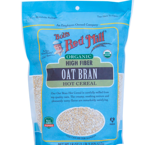 Bob's Red Mill Organic Oat Bran Hot Cereal 510 g Lulu Hypermarket
