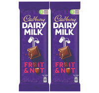 Cadbury Dairy Milk Fruit & Nut Chocolate Bar Value Pack 2 x 95 g