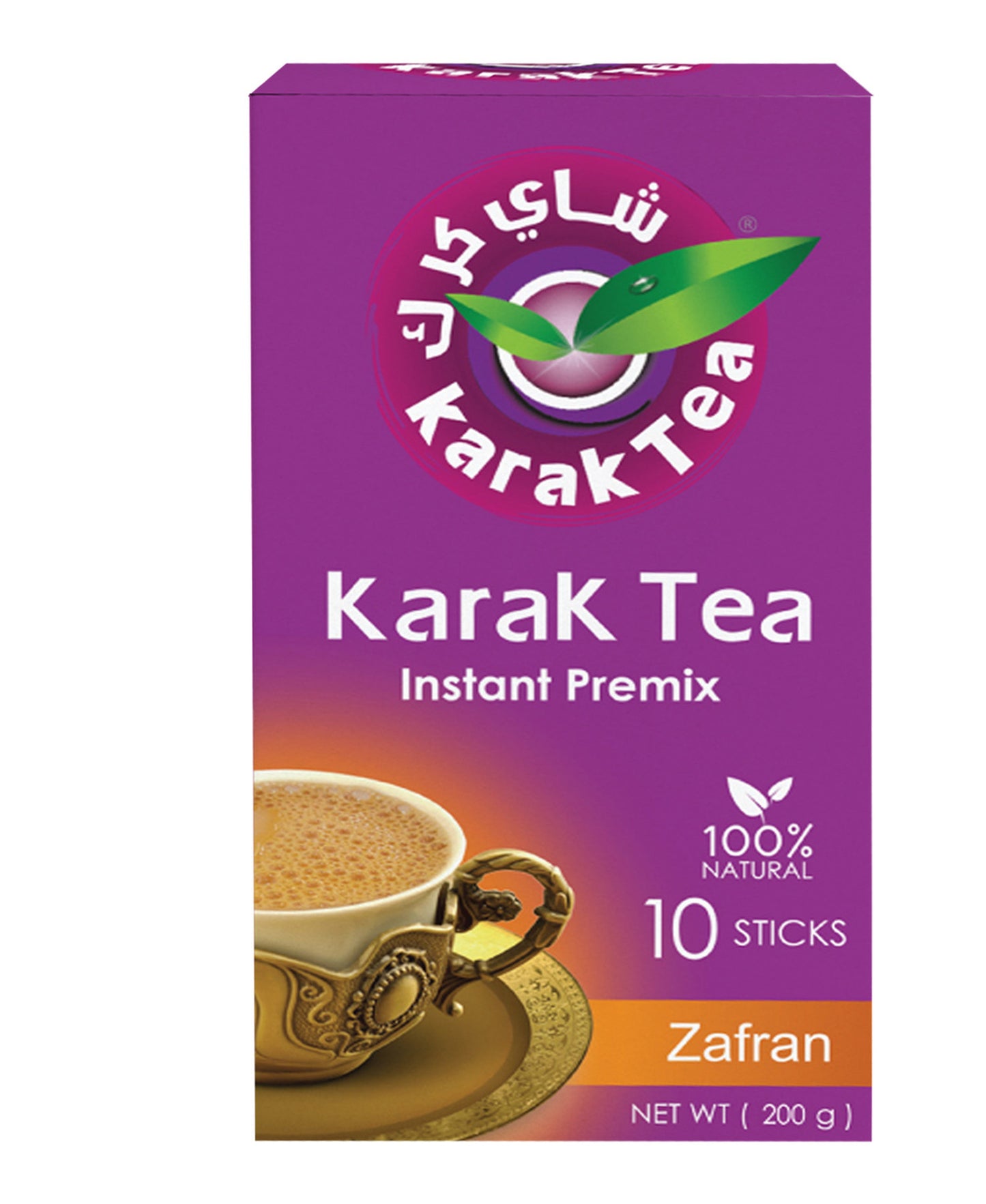 Karak Tea Instant Premix Zafran 10 pcs 200 g Lulu Hypermarket