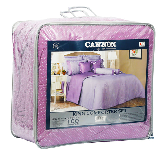 Cannon Comforter Set King 4pcs Assorted