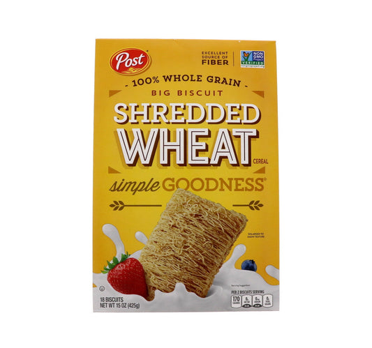 Post Shredded Wheat Cereal Big Biscuit 425 g Lulu Hypermarket
