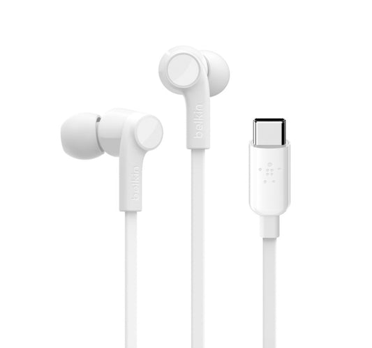 SOUNDFORM Headphones with USB-C Connector (USB-C Headphones-G3H0002BTWHT)-White Lulu Hypermarket