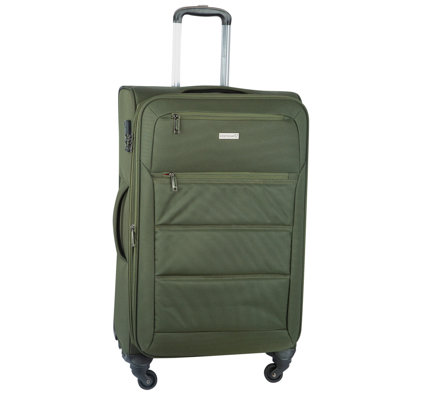 Cortigiani 4 Wheels Soft Trolley, 26 inches, Assorted, 1463