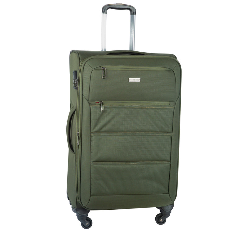 Cortigiani 4 Wheels Soft Trolley, 26 inches, Assorted, 1463