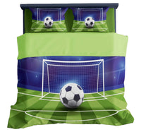Maple Leaf Foot Ball Bed Sheet 240x260cm Assorted
