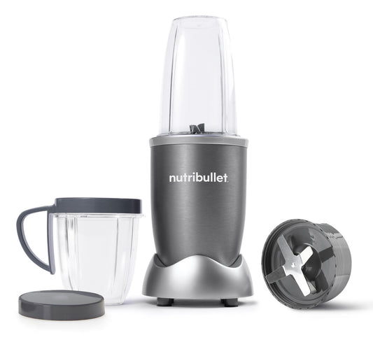 NutriBullet Multi-Function High Speed Blender, 600 W, 5 Piece Set, Gray, NBR-0812M