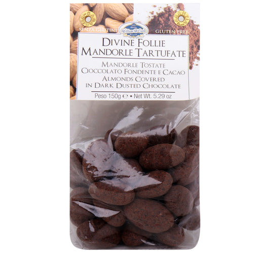 William Di Carlo Almond Coated With Dark Dusted Chocolate 150 g Lulu Hypermarket