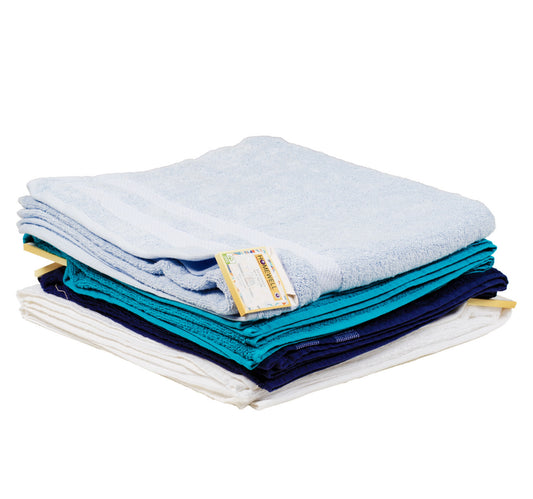 Homewell Solid Cotton Bath Towel, 80 x 160 cm, Assorted