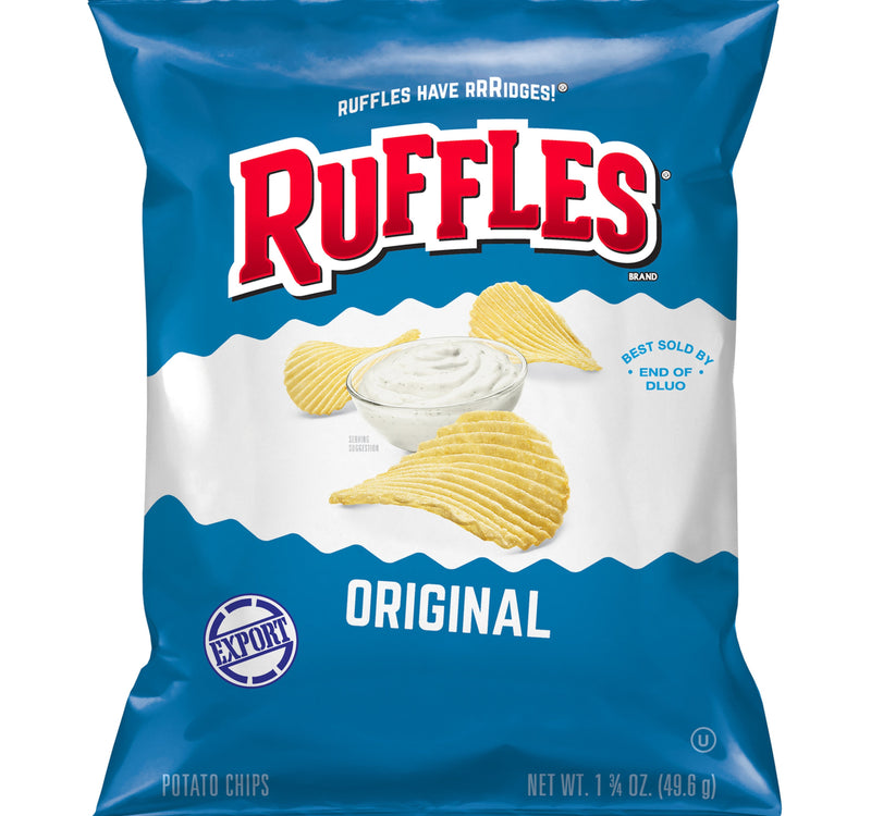 Fritolay Ruffles Original Potato Chips 49.6 g