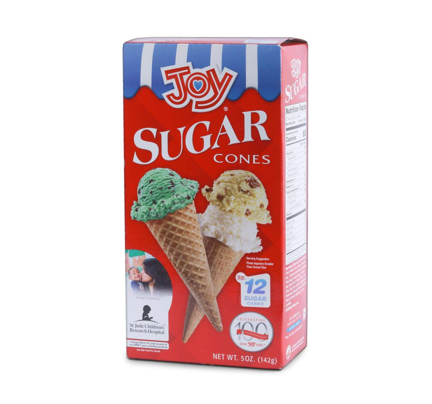 Joy Sugar Cones 12 pcs 142 g Lulu Hypermarket