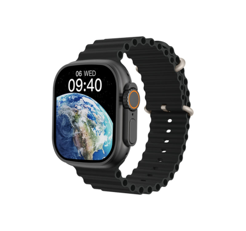 Wiwu SW01 Ultra Sports Smartwatch, Black Lulu Hypermarket