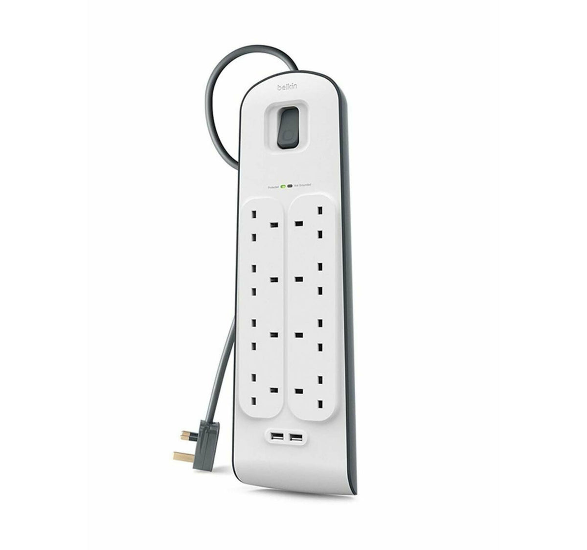 Belkin BSV804AF2M 8AC outlet(s) 2m White surge protector