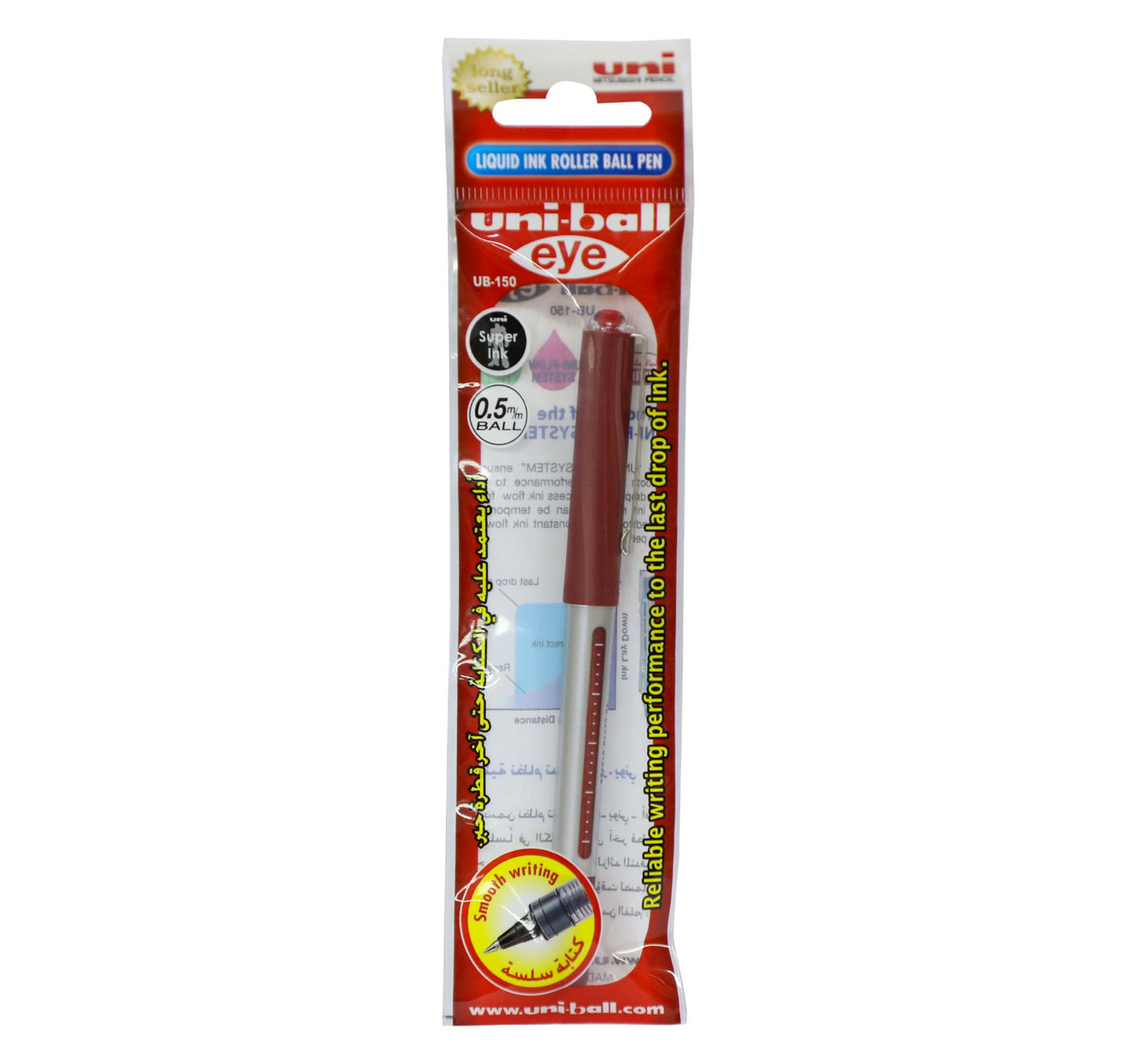 Uni-Ball Eye 0.5mm Ballpoint Micropen 150 Red
