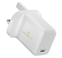 Smartix Premium Power USB-C Wall Adapter, 20 W, White, HCPD20C