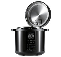 Nutricook Smart Pot 2, 9 in 1 Electric Pressure Cooker, 6 L, 1000 W, 12 Smart Programs with Smart Lid, Black, NC-SP204K