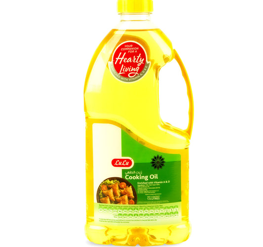 LuLu Cooking Oil 1.5 Litres Lulu Hypermarket