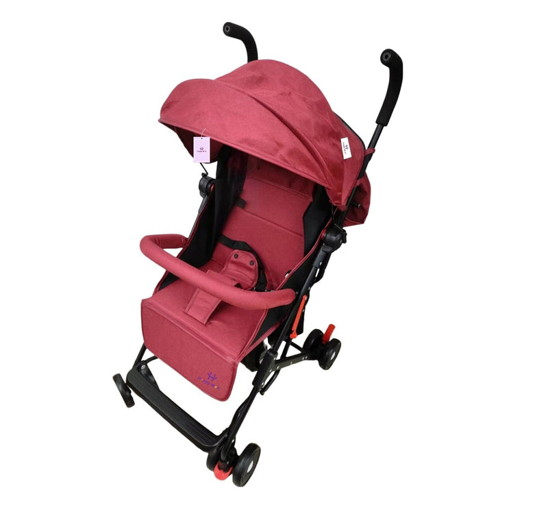 Happy Well Foldable Baby Buggy 608-A Red A24