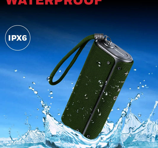 Honeywell Wireless Trueno U200 Bluetooth Speaker, Olive Green, HC000114