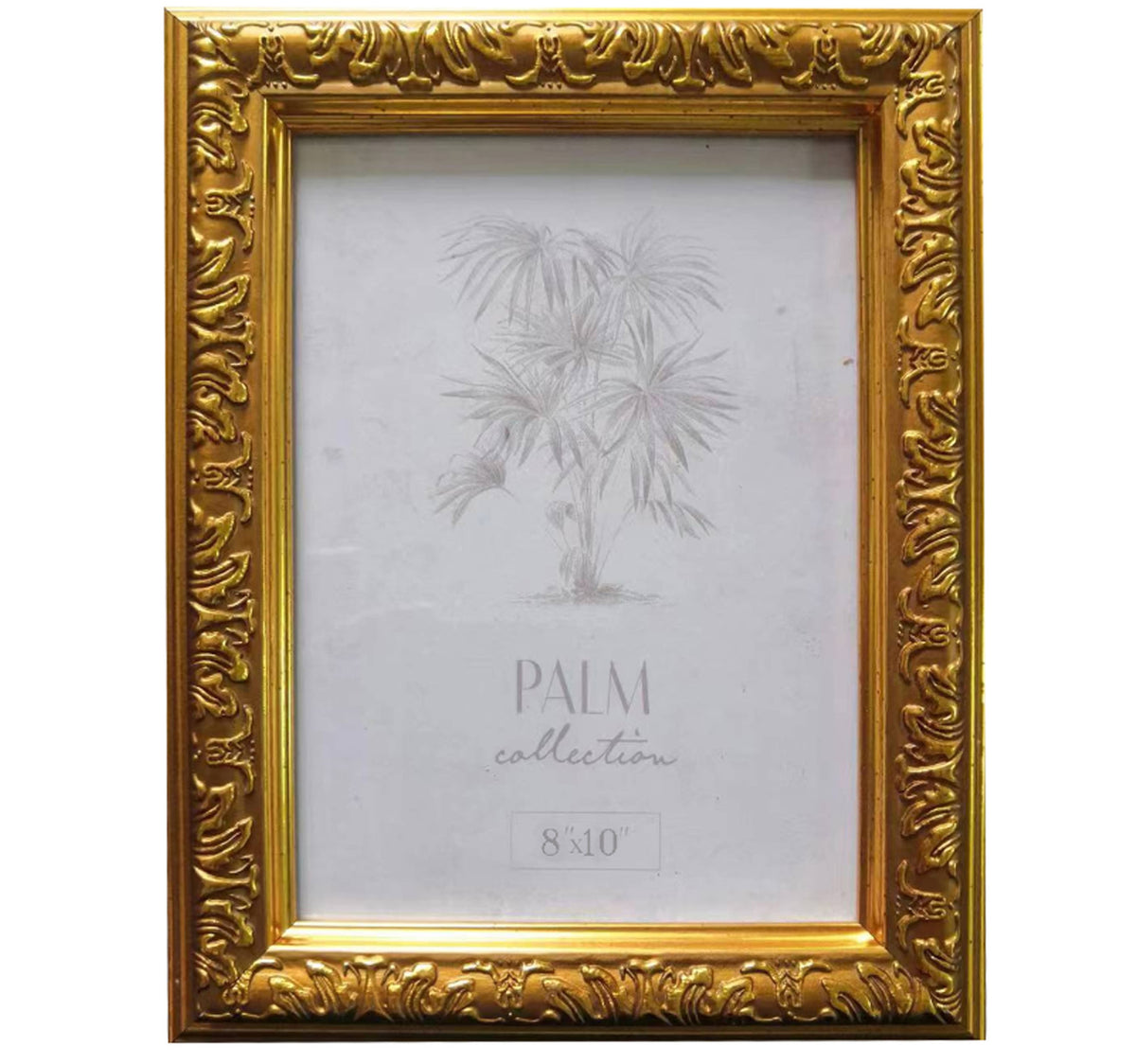 Maple Leaf PVC Photo Frame Gold 8x10 inch