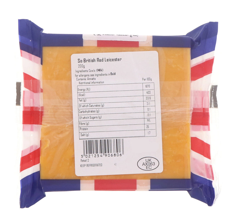 So British Red Leicester Cheese 200 g Sultan Center