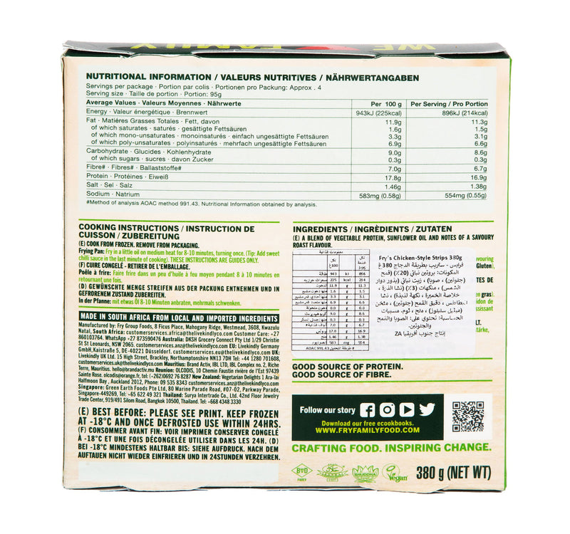 Fry's Vegan Chicken Strips 380 g