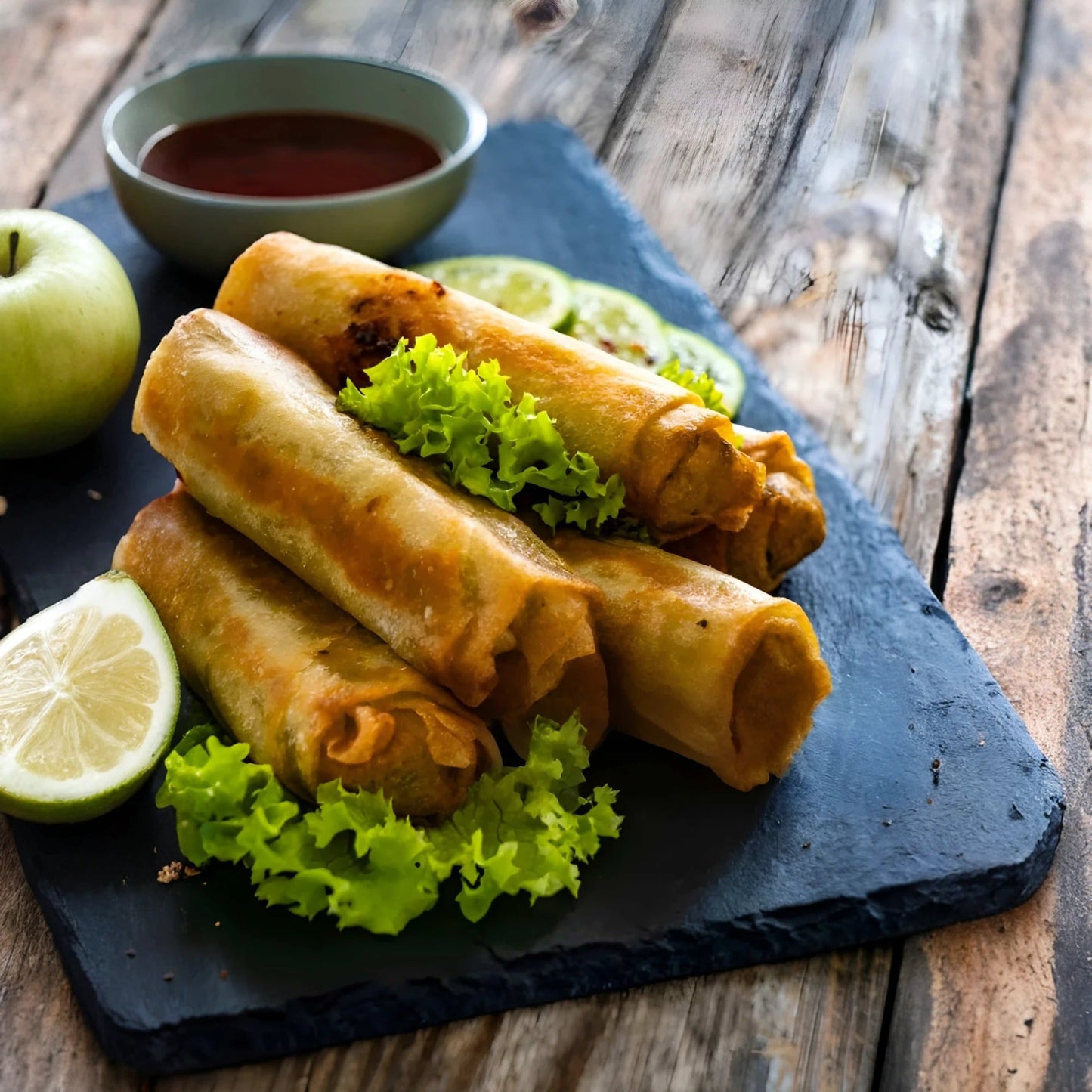 Spinach Cheese Samosa/Spring Roll Al Lulu Kitchen