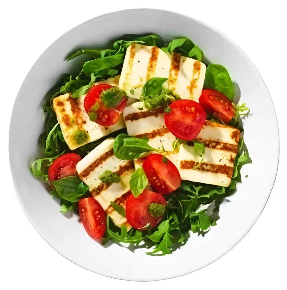 Grilled Haloumi Salad Salad bowls