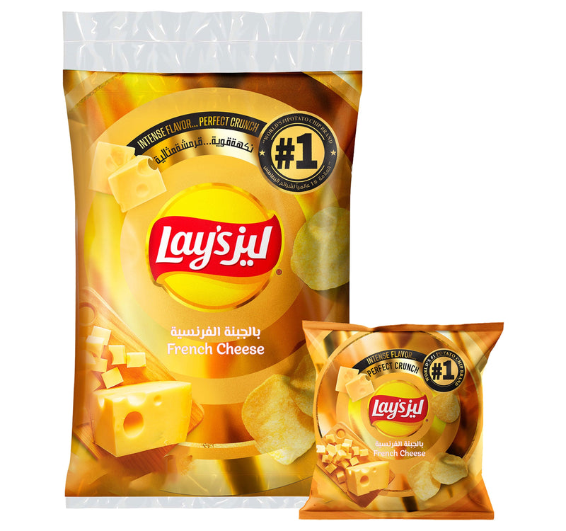 Lay's French Cheese Potato Chips 21 x 11 g Lulu Hypermarket
