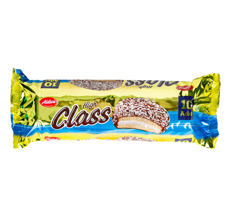 Aldiva High Class Cocoa Coated Marshmallow Sandwich Biscuit with Coconut 180 g Lulu Hypermarket