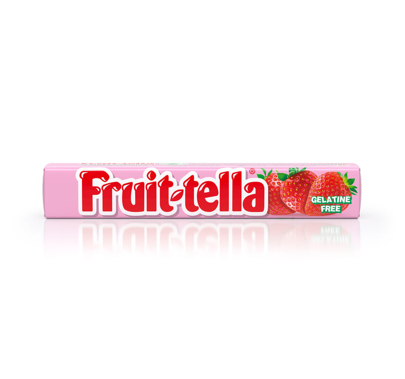 Fruit-tella Juicy Chewy Candy Sweet Strawberry Flavour 32.4 g