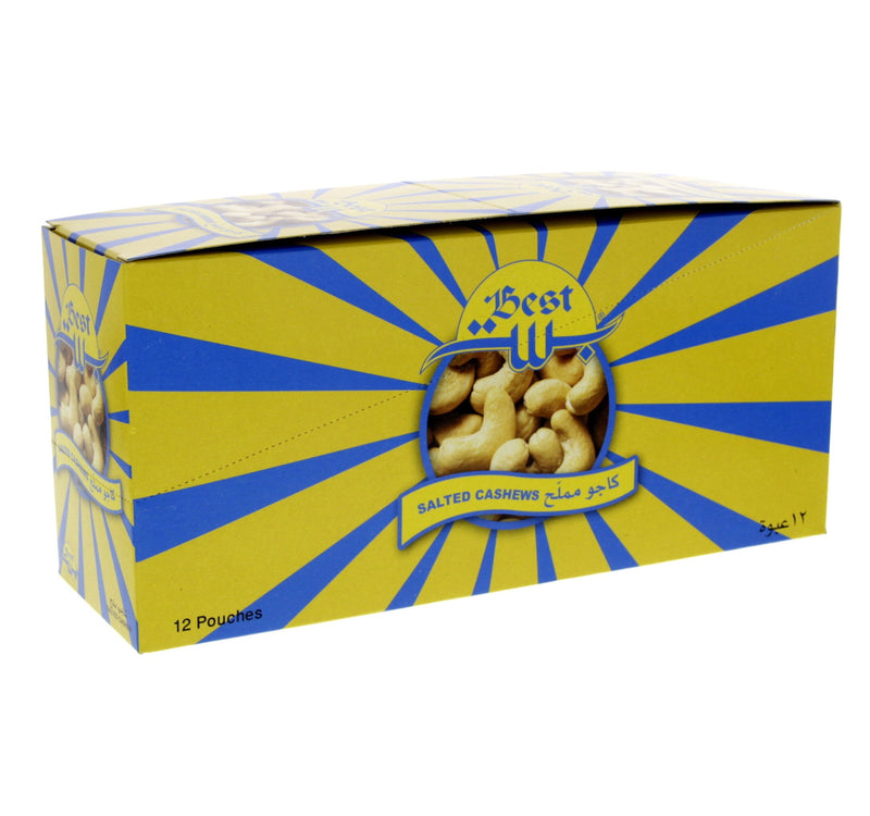 Best Salted Cashews 12 x 13 g Lulu Hypermarket