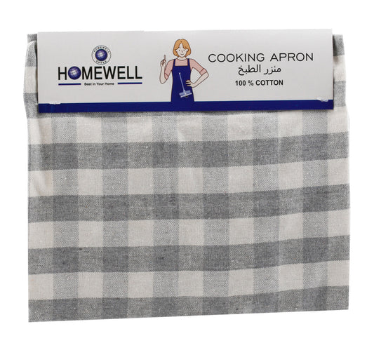 Homewell Maseer Cotton Kitchen Apron, 60 x 80 cm, Assorted