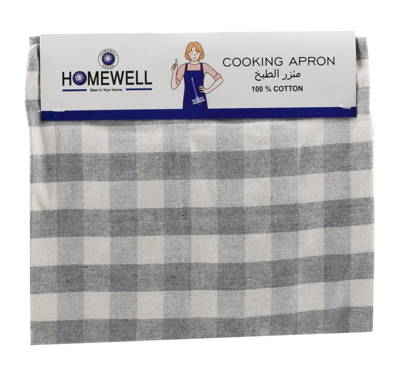 Homewell Maseer Cotton Kitchen Apron, 60 x 80 cm, Assorted