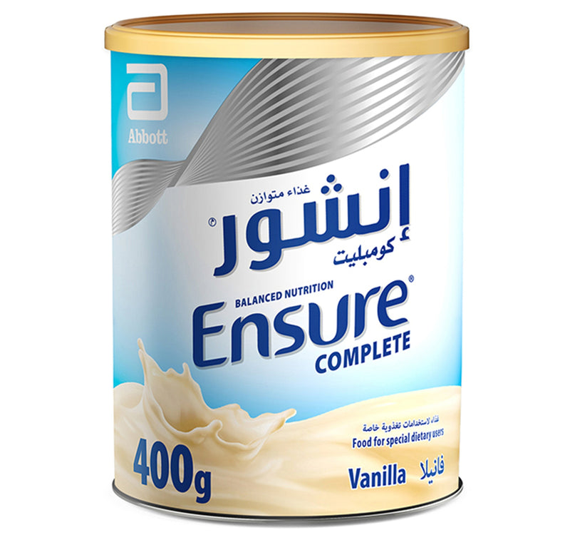 Ensure Complete Balanced Nutrition With Vanilla Flavour For Adults 400 g Lulu Hypermarket